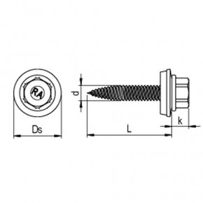 Reisser Dünnblechschraube RP-T2-4,5 - Bimetall